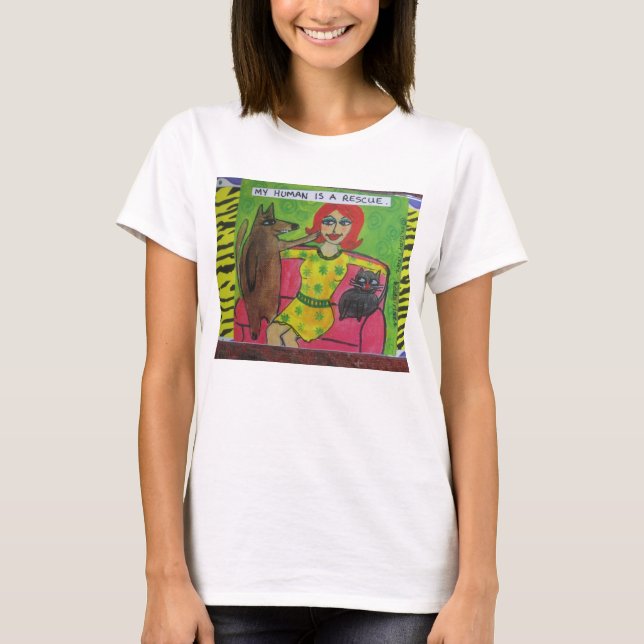 CAMISETA MI SER HUMANO ES UN RESCATE (Anverso)