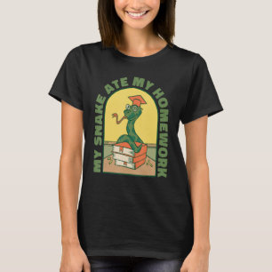 Camiseta Mi serpiente comió mi serpiente casera