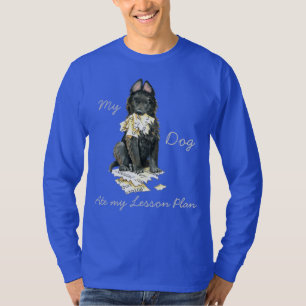 Camiseta Mi Sheepdog belga comió mi plan de lección