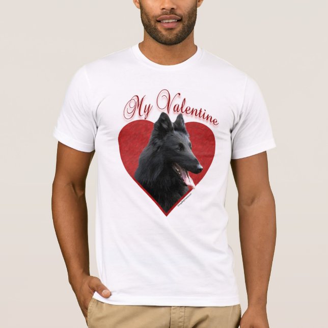 Camiseta Mi Sheepdog Valentine belga (Anverso)