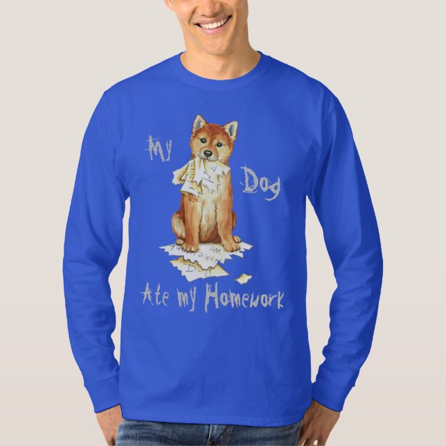 Camiseta Mi Shiba Inu Se Comía Mi Casa (Anverso)