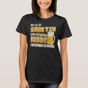 Camiseta Mi Shih Tzu Es Mi Buddy Bebida