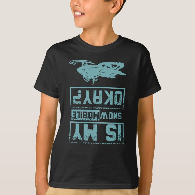 Camiseta Mi Snowmobile está bien (Anverso)