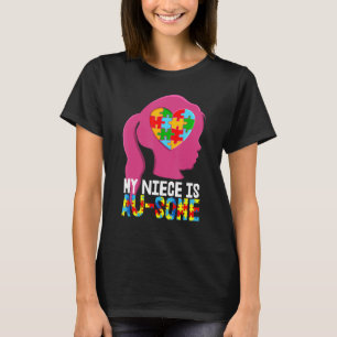 Camiseta Mi sobrina es algo de autismo para los niños conci