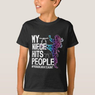 Camiseta Mi sobrina golpea a la gente con orgullo tía Karat