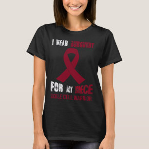 CAMISETA MI SOBRINA - MI GUERRERA DE LA CÉLULA FALCIFORME 