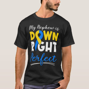 Camiseta Mi sobrino está caído en el síndrome de Down Perfe