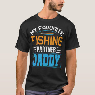 Camiseta Mi socio pesquero favorito DADDY Fathers Day