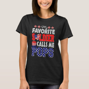 Camiseta Mi soldado favorito me llama a la familia Pops org
