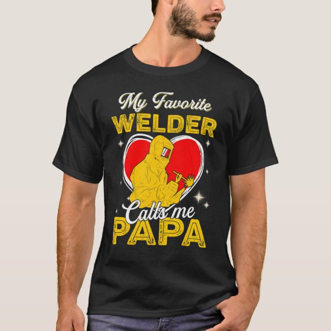 Camiseta Mi soldado favorito me llama Día del Padre de Papá (Anverso)