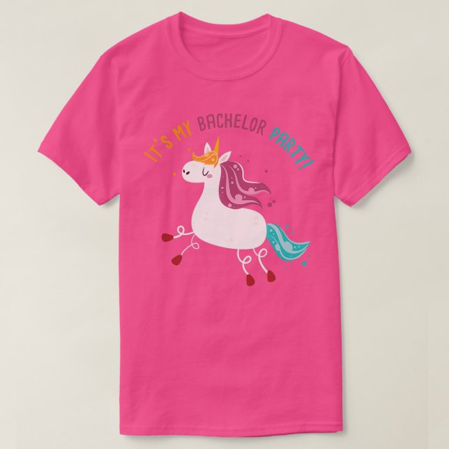 Camiseta Mi soltero unicornio (Diseño del anverso)