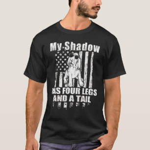 Camiseta Mi sombra de sangre oculta Orgullosa Bandera Ameri