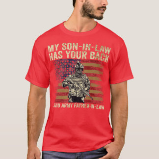 Camiseta Mi Soninlaw Tiene Su Patria Del Ejército Orgulloso