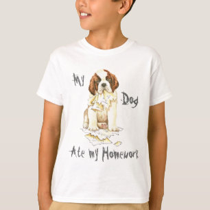 Camiseta Mi St Bernard comió mi preparación