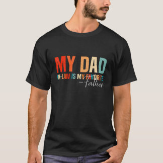 Camiseta Mi suegro es mi padre favorito Día del padre diver