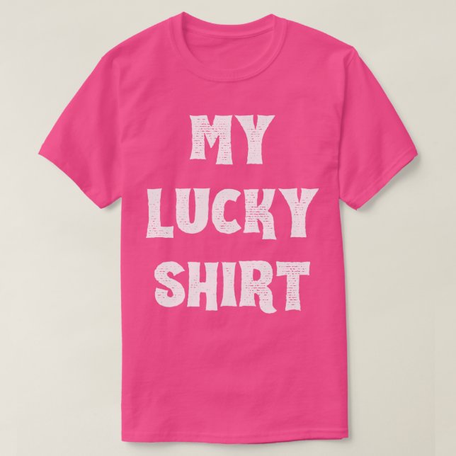 Camiseta Mi suerte (Diseño del anverso)