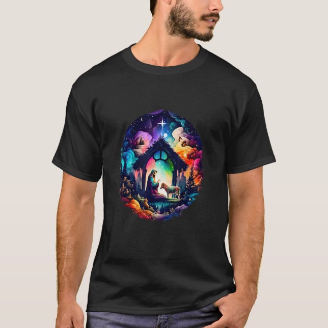 camiseta Mi superhéroe es Jesús, fe amor camisa (Anverso)