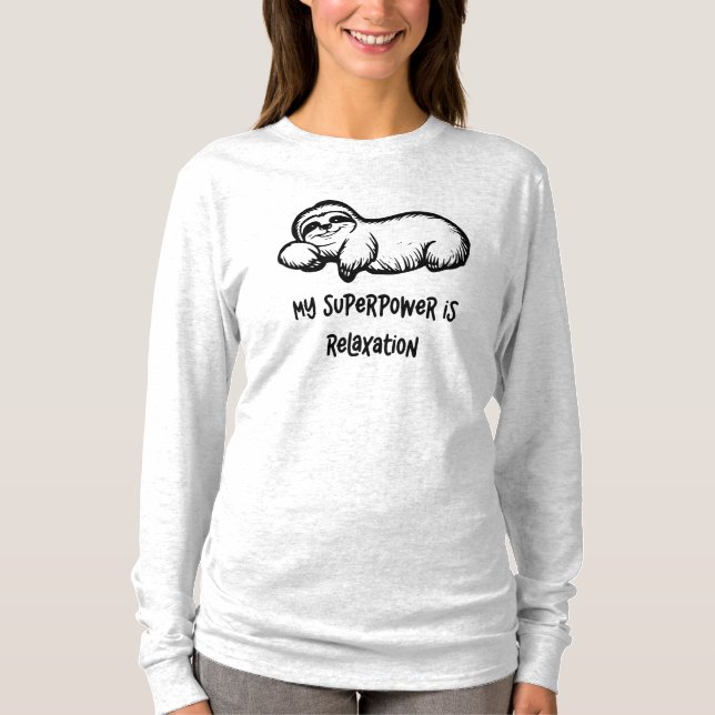 Camiseta Mi Superpoder Es La Llave De Relajación (Anverso)