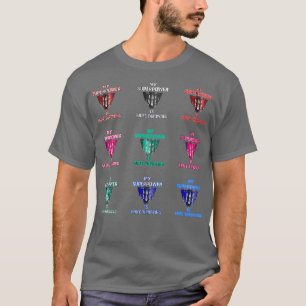 Camiseta Mi superpoder es un cuchillo lanzando un surtido