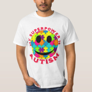 Camiseta ¡Mi superpotencia es autismo!