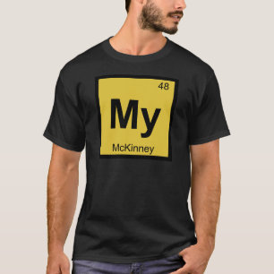Camiseta Mi tabla periódica de química de McKinney Texas