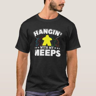 Camiseta mi tablero de juego de mesa meeps jugador de mesa