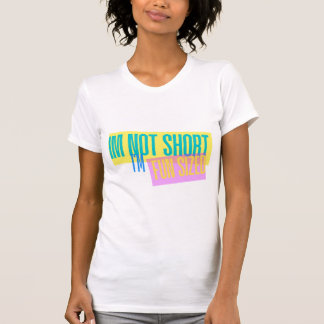 CAMISETA MI TAMAÑO DE DIVERSIÓN DE MI NO CORTA