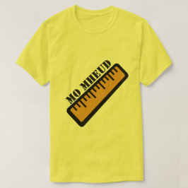 Camiseta mi tamaño en gaélico escocés mo mheud