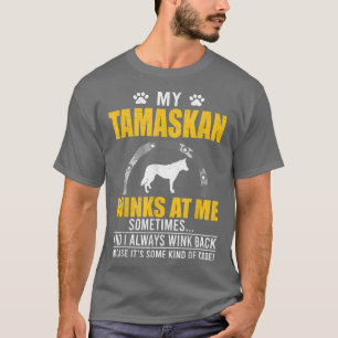 Camiseta Mi Tamaskan Me Gana Al Dueño Del Perro