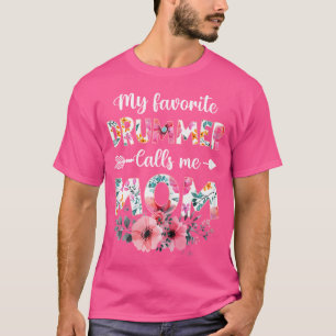 Camiseta Mi tambor favorito me llama mamá Shirt Drum mamá M