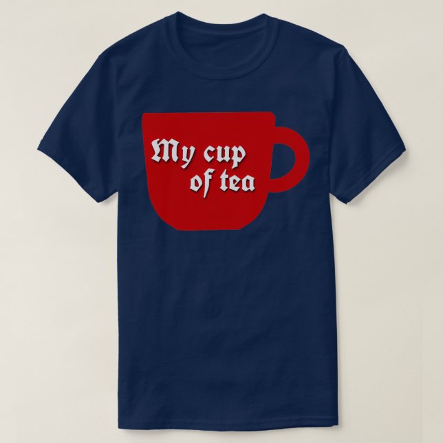 Camiseta Mi taza de té 2 (Diseño del anverso)