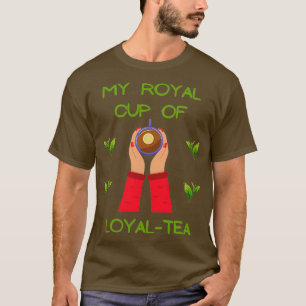 Camiseta Mi taza real de fieles amantes del té dulce suda h