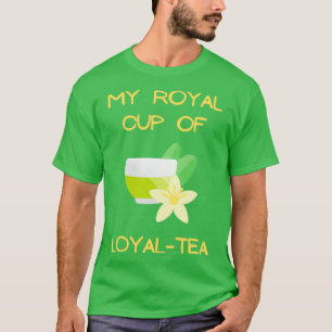 Camiseta Mi taza real de fieles amantes del té dulce suda h