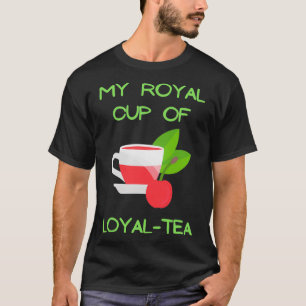 Camiseta Mi taza real de fieles amantes del té dulce suda h