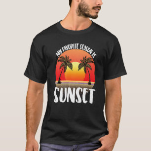 Camiseta Mi Temporada Favorita Es Sunset Beach Women Sunset