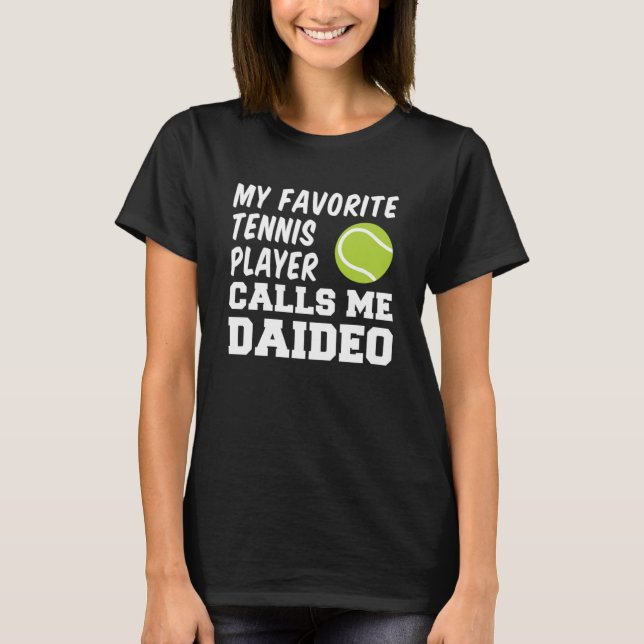 Camiseta Mi tenista favorito me llama Daideo Irish Gr (Anverso)