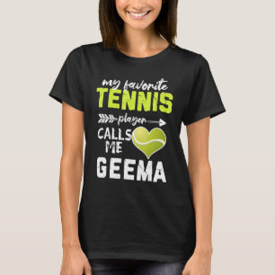 Camiseta Mi tenista favorito me llama madre de Geema