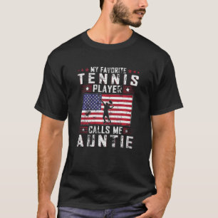 Camiseta Mi tenista favorito me llama tía M