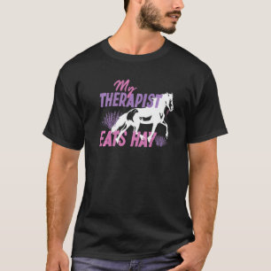 Camiseta Mi terapeuta come heno