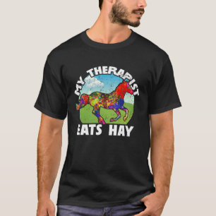 Camiseta Mi terapeuta come heno