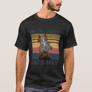 Camiseta Mi terapeuta come heno