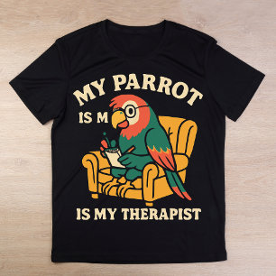 Camiseta Mi terapeuta es un loro