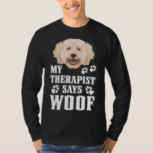 Camiseta Mi terapeuta rompe el filete en miniatura