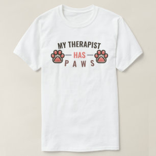 Camiseta Mi terapeuta tiene patas