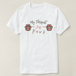 Camiseta Mi terapeuta tiene patas