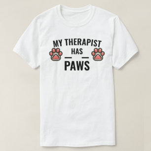 Camiseta Mi terapeuta tiene patas