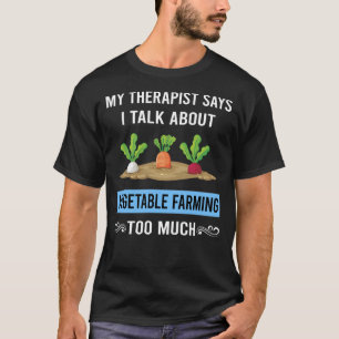 Camiseta Mi terapia de cultivo de verduras