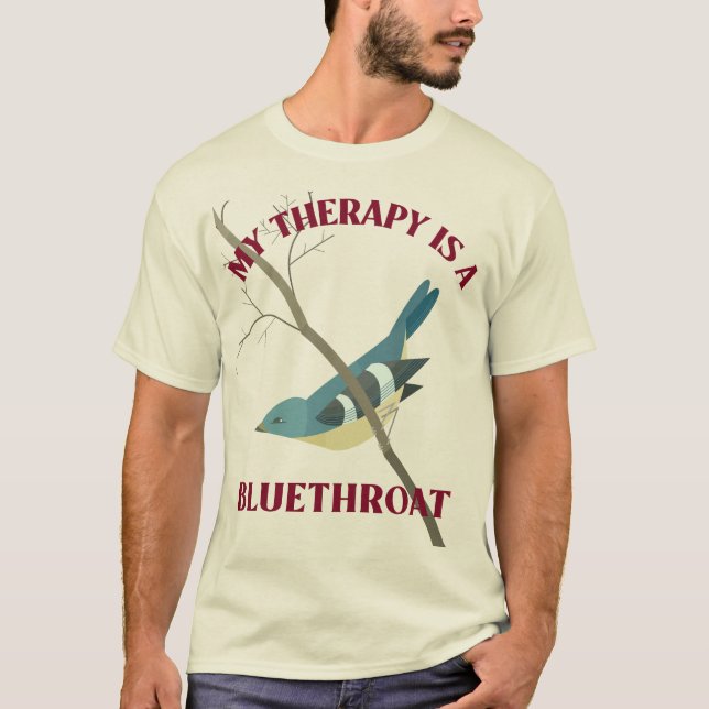 Camiseta Mi terapia es un observador de collares de gargant (Anverso)