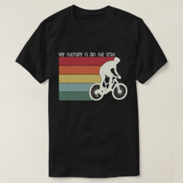 Camiseta MI TERAPIA ESTÁ EN LOS TRAIL-Mountain Bike Gráfico