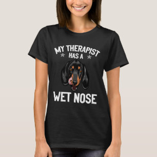 Camiseta Mi Terapia Tiene Amantes De La Nariz De Agua Dachs